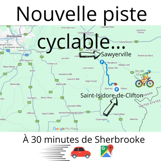 De Sawyerville Ă Saint-Isidore-de-Clifton